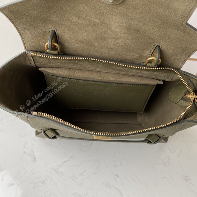 Celine女包 賽琳經典款大號女包 Celine belt bag 掌紋牛皮鯰魚包 189103  slyd2203